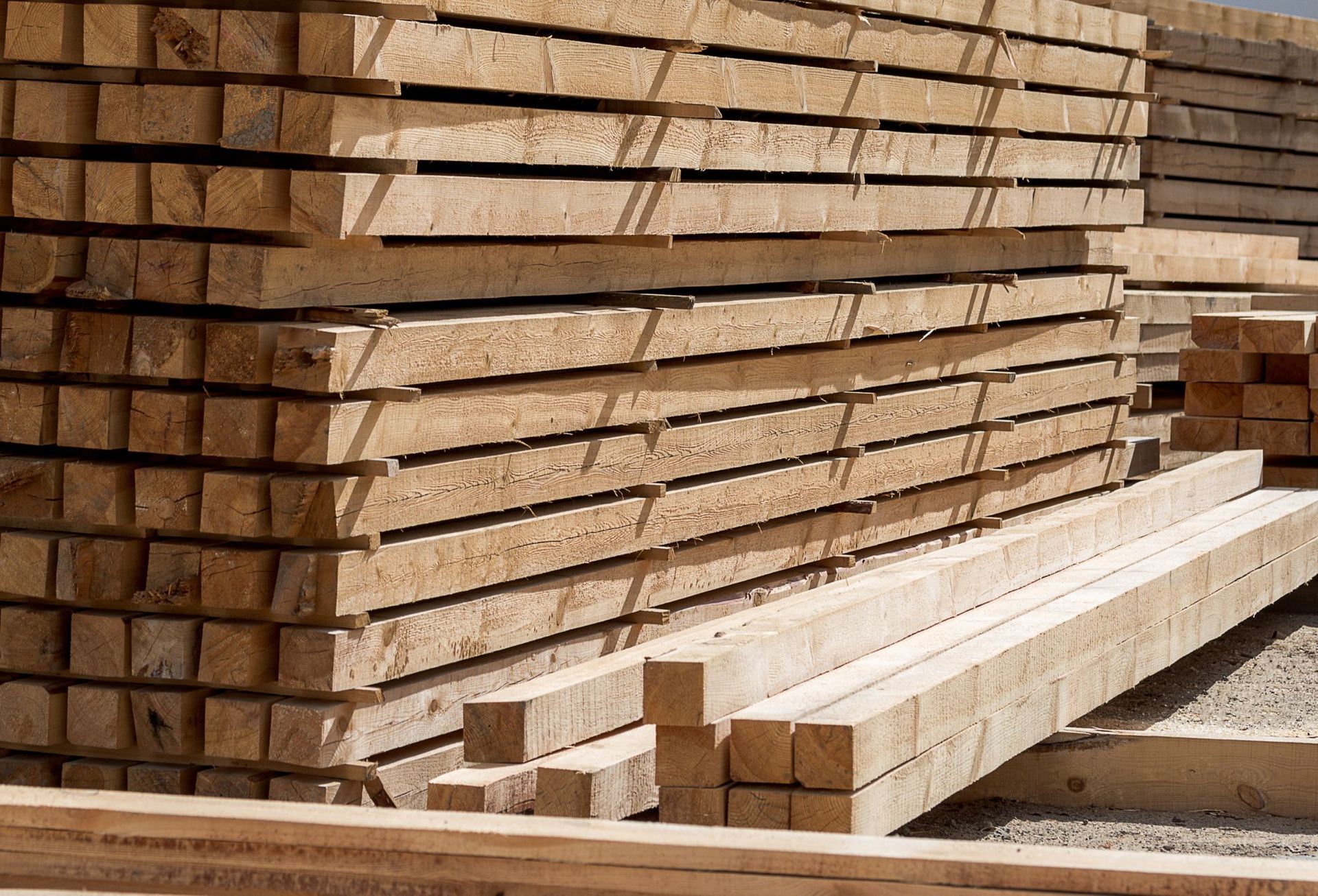 Timber Yard Timber Beams