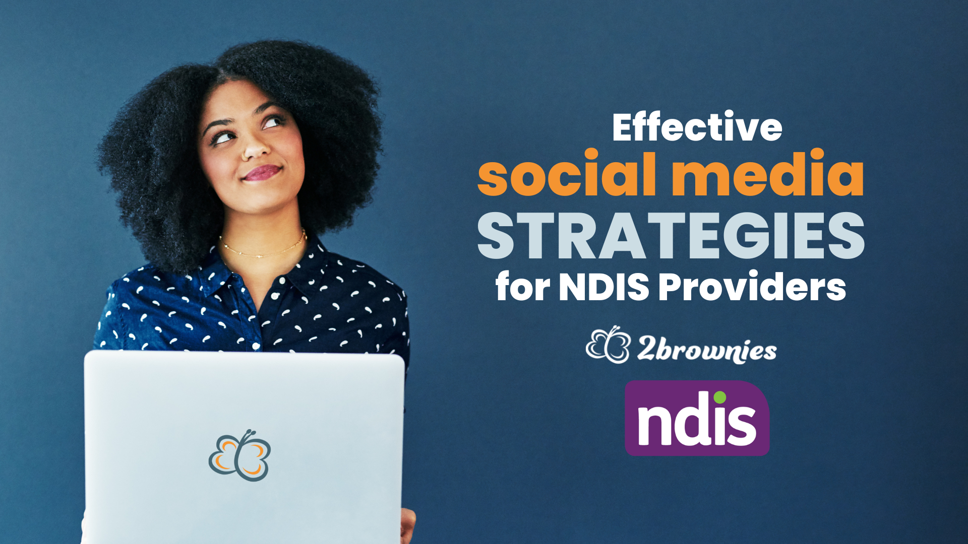Disability NDIS support provider sites at computer researching effective social media strategies