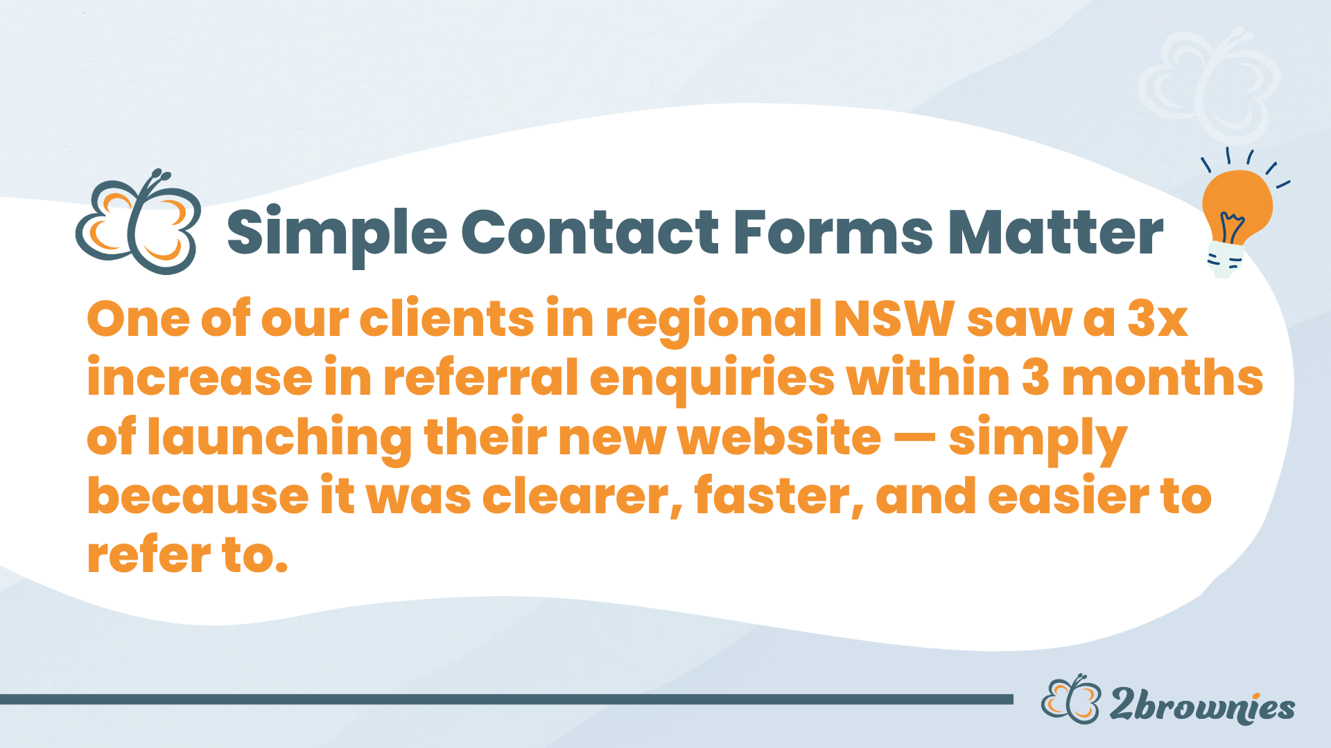 NDIS website design case study – increased referrals for provider in NSW