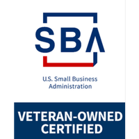 A u.s. small business administration veteran owned certified logo