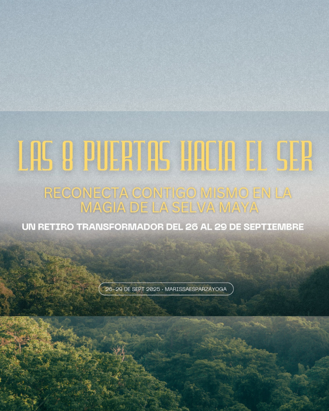 Flyer Las 8 puertas hacia el ser