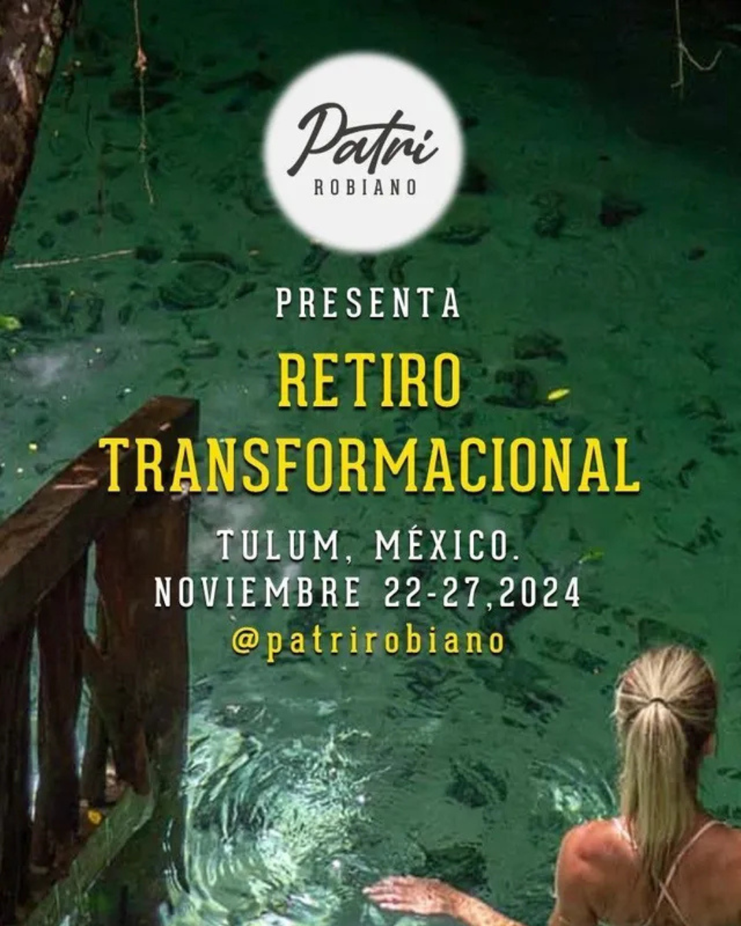 Flyer retiro Patri