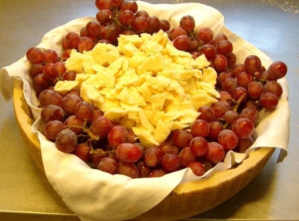 Cesta catering con frutta