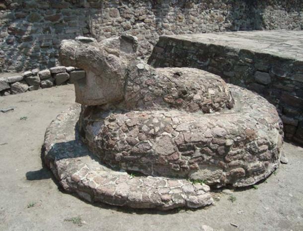 Stone serpent (Kukulkan) at Tenayuca, Mexico State (Image: Jose Miguel Almeyda)