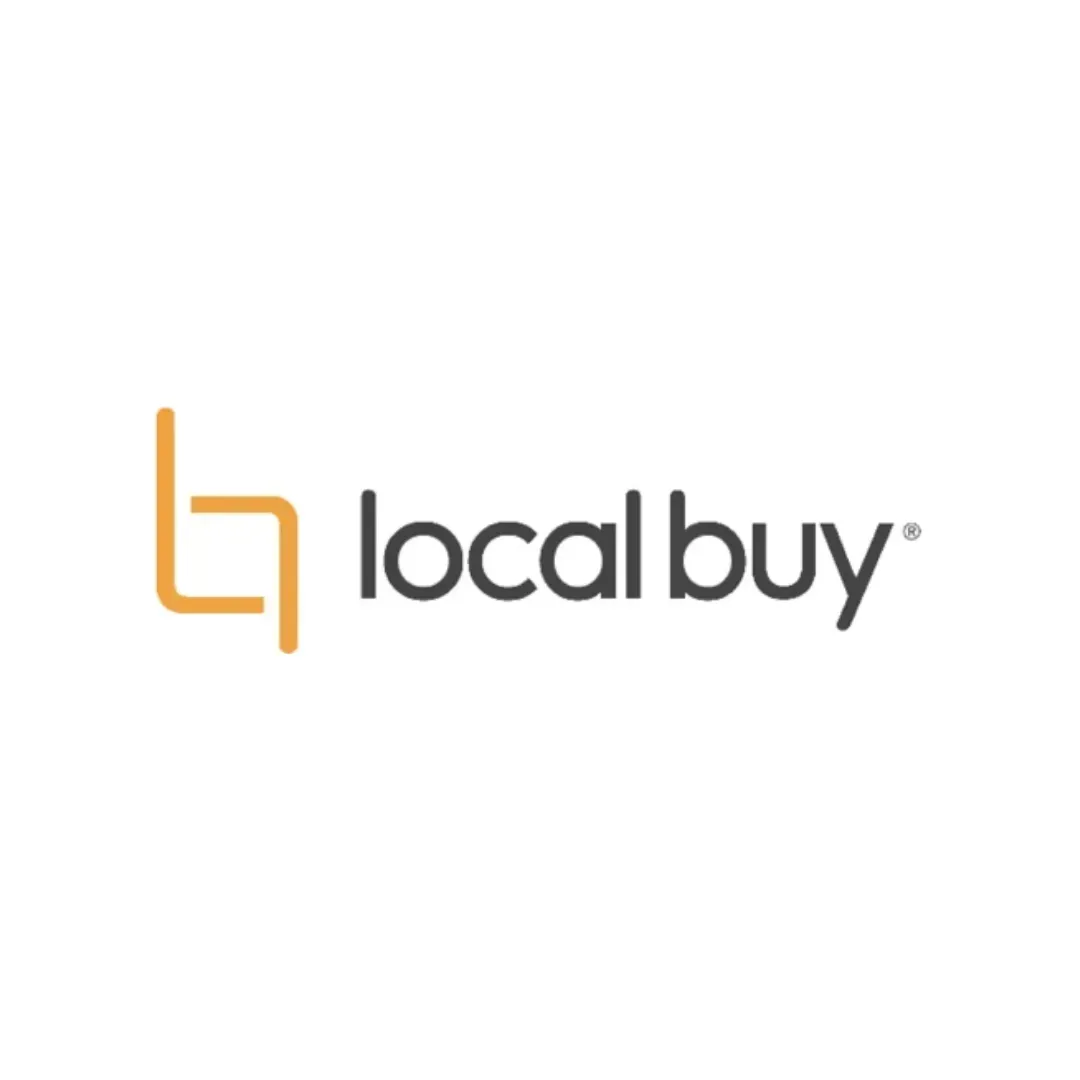 Local Buy logo: Orange and black stylized 