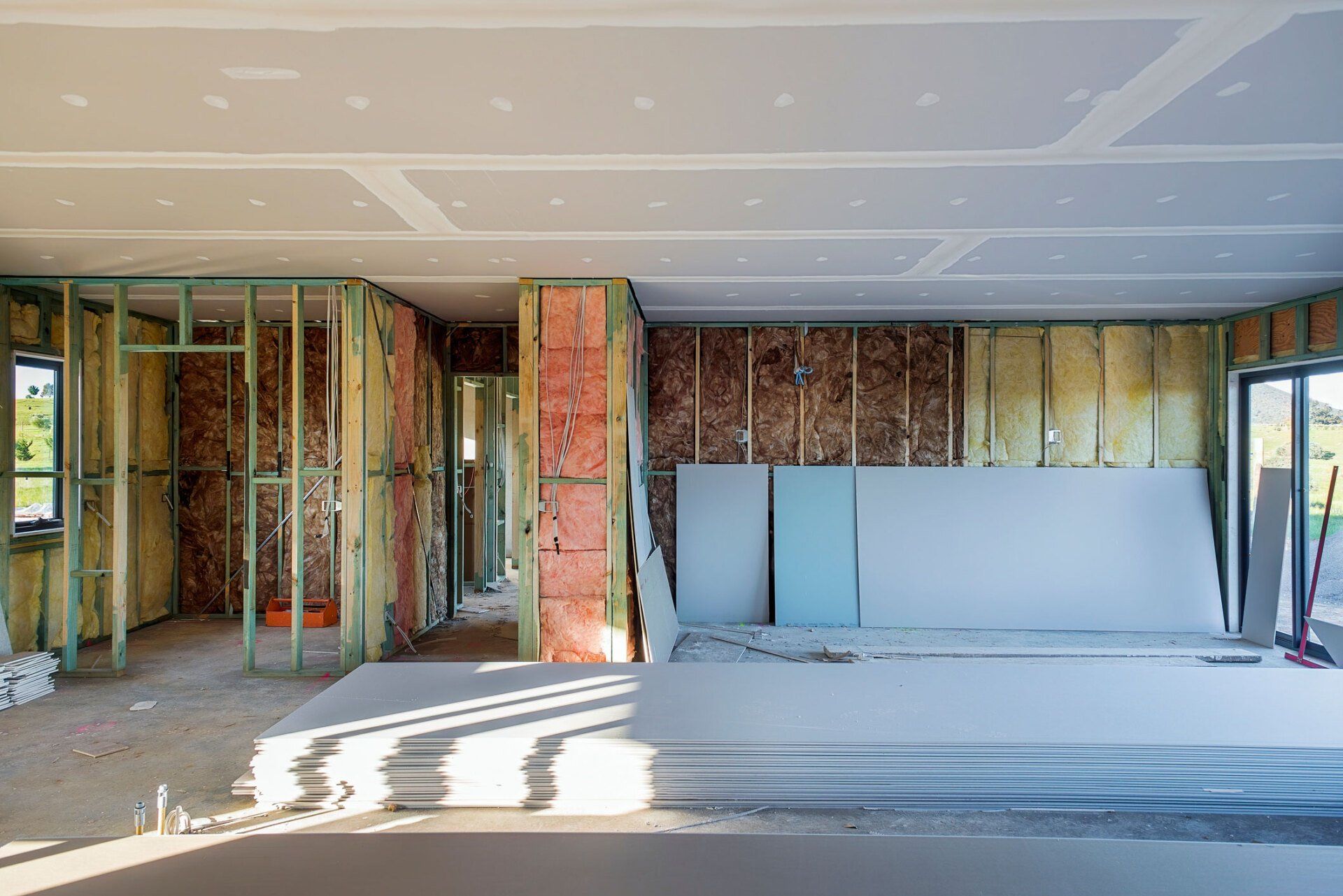 Residential House Being Built — Greater Sydney & Blue Mountains, NSW — All Aussie Plastering & Maintenance