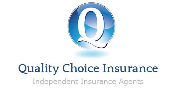 The letter q is in a blue circle on a white background.