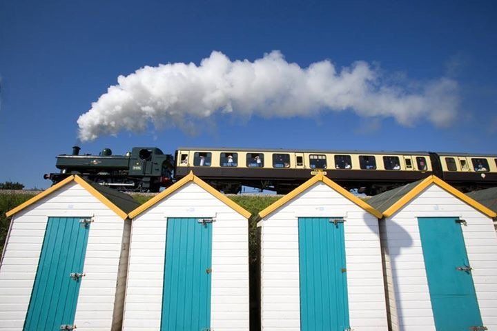 Great view of a train in United Kingdom