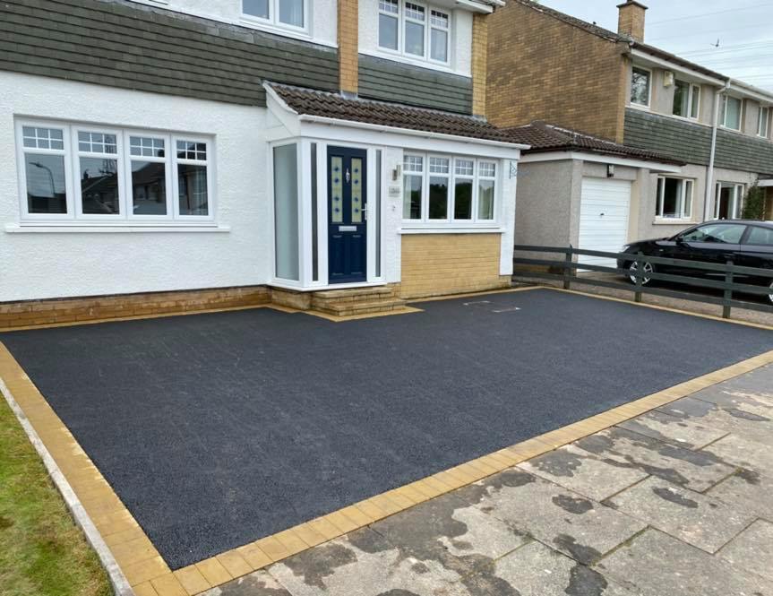 Completed new driveway in Dumfries & Galloway by 4 Seasons Driveways