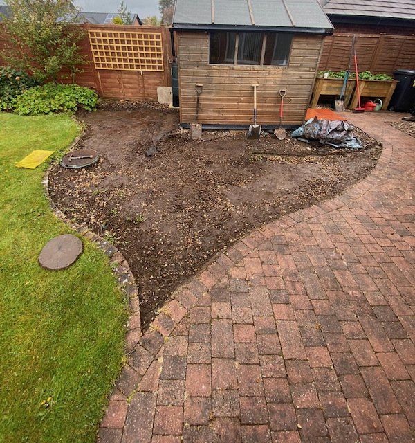 Patio installtion in Dumfries & Galloway by 4 Seasons Driveways