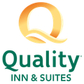 A quality inn and suites logo with a large letter q