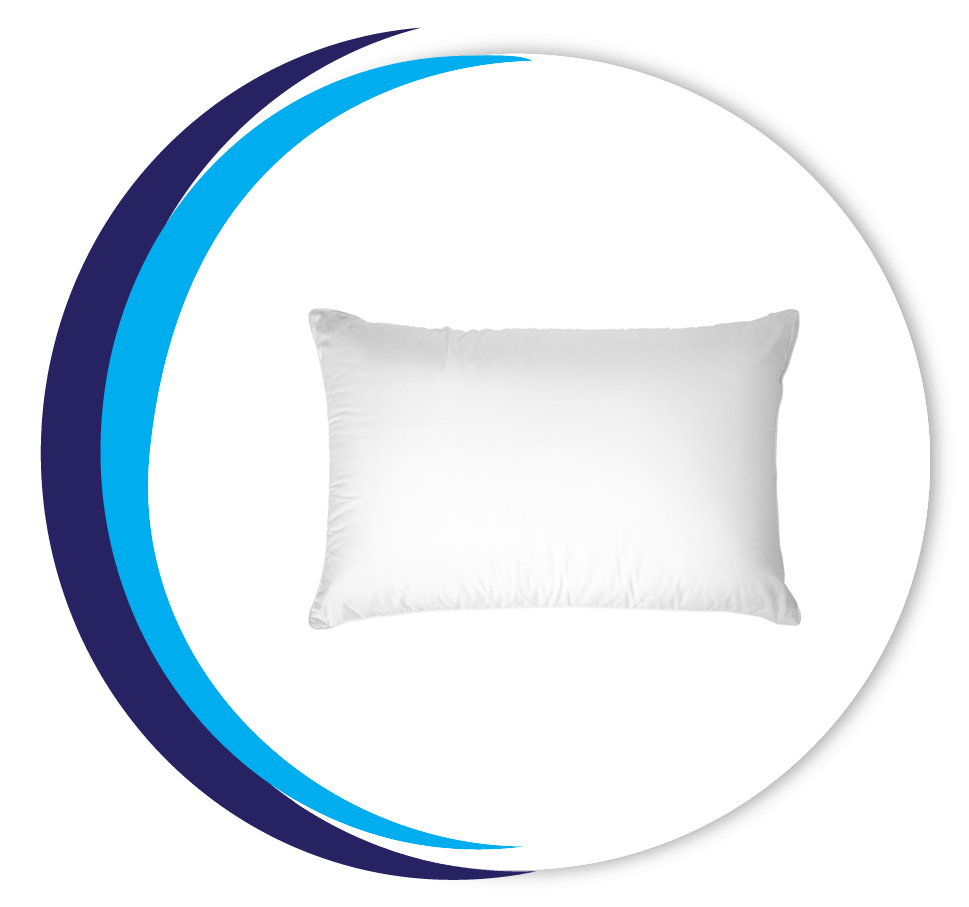 White pillow, Isolated on white background