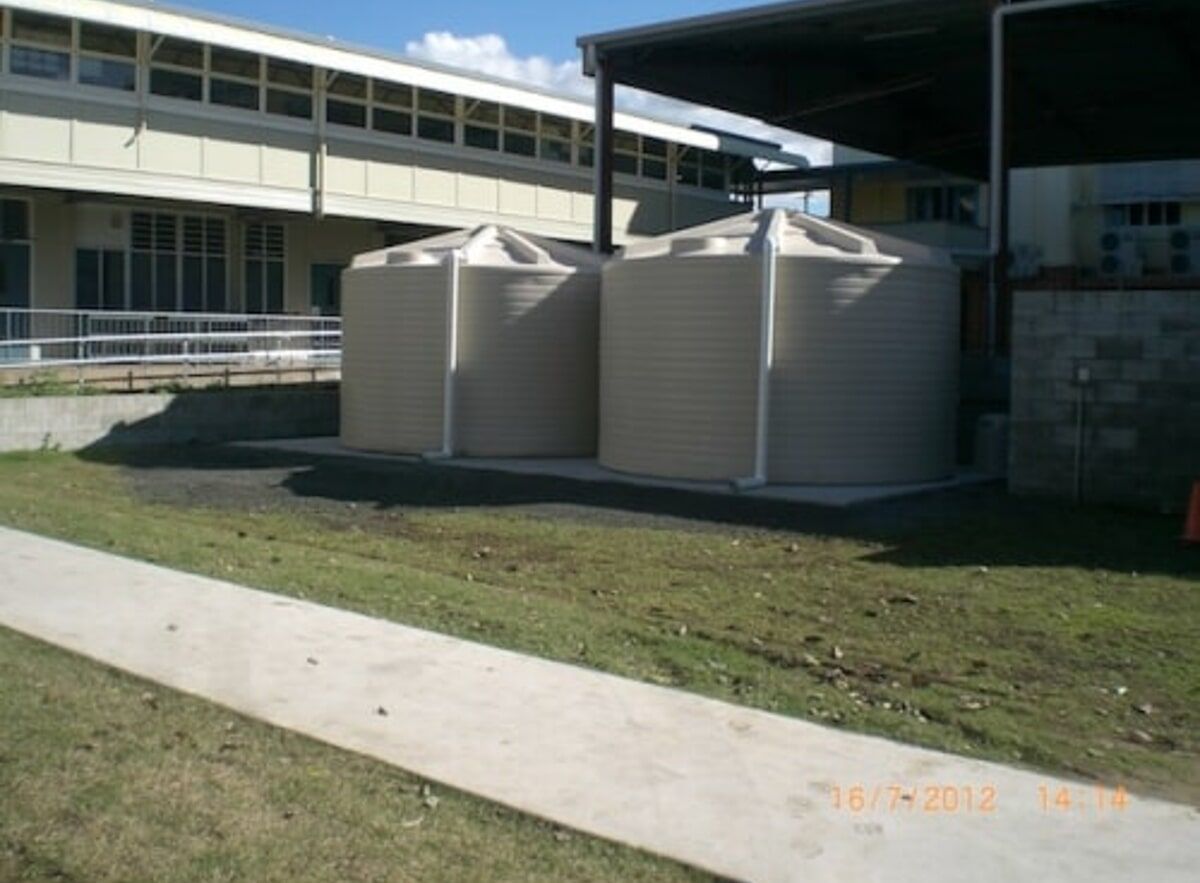 Large Water Tanks - Water Pump Station in Bundaberg, QLD