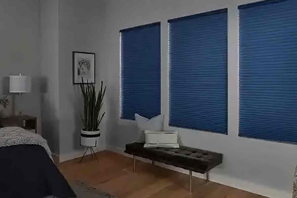 Graber Cellular Shades darkening a room near Vacaville, California (CA)