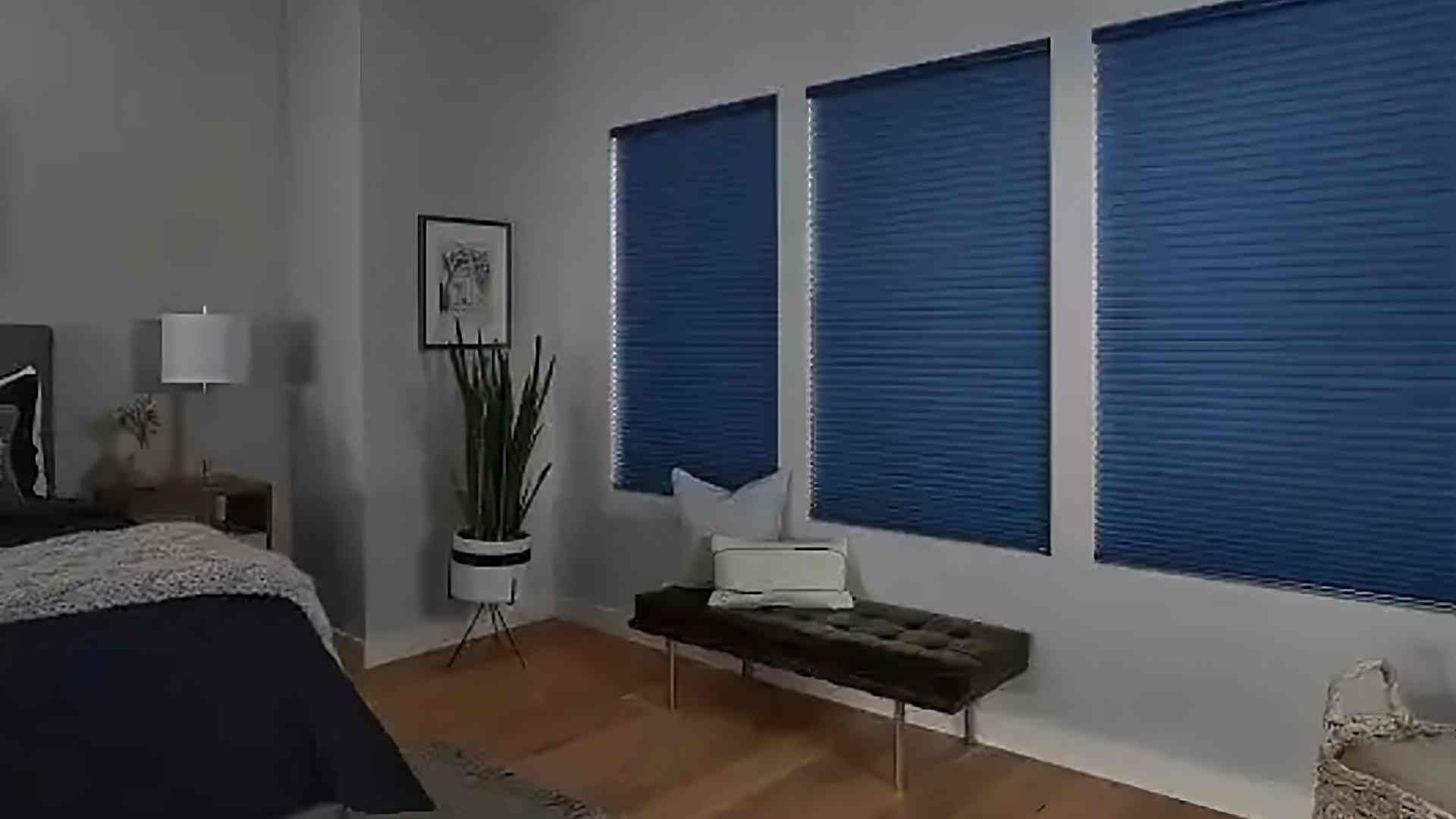 Graber Cellular Shades darkening a room near Vacaville, California (CA)