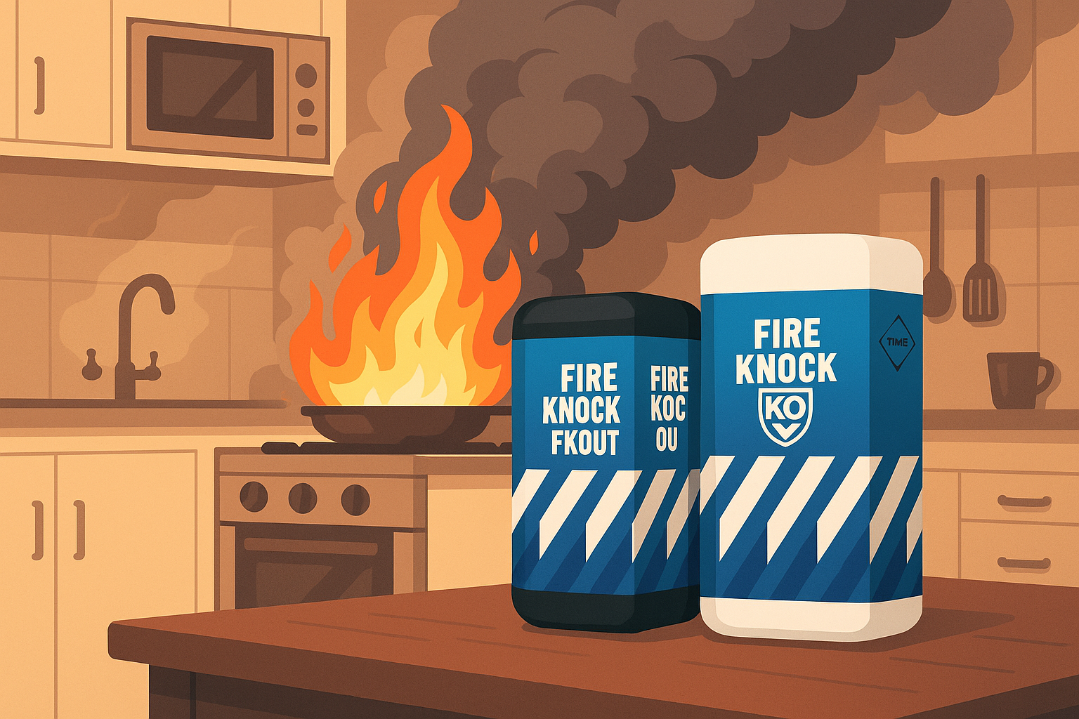 De nieuwe 1 en 2 liter Fire Knock Out