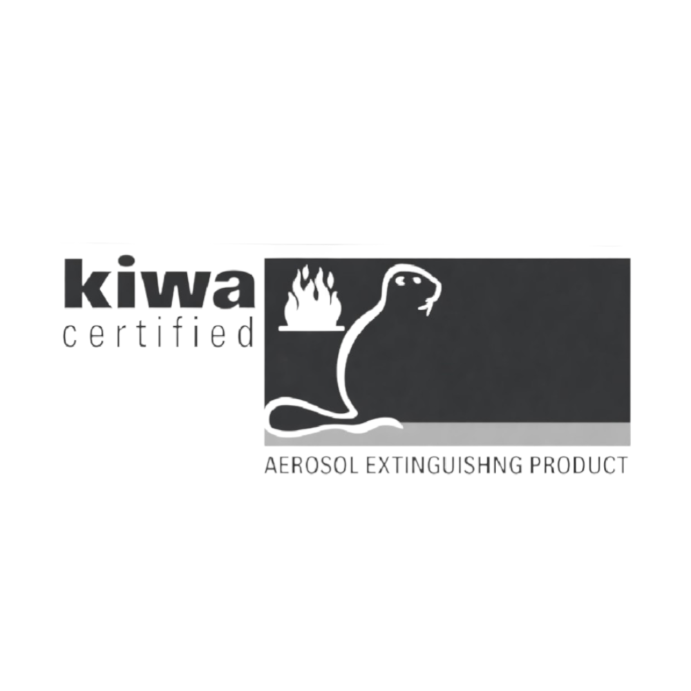 KIWA certificering af-x fireblocker logo