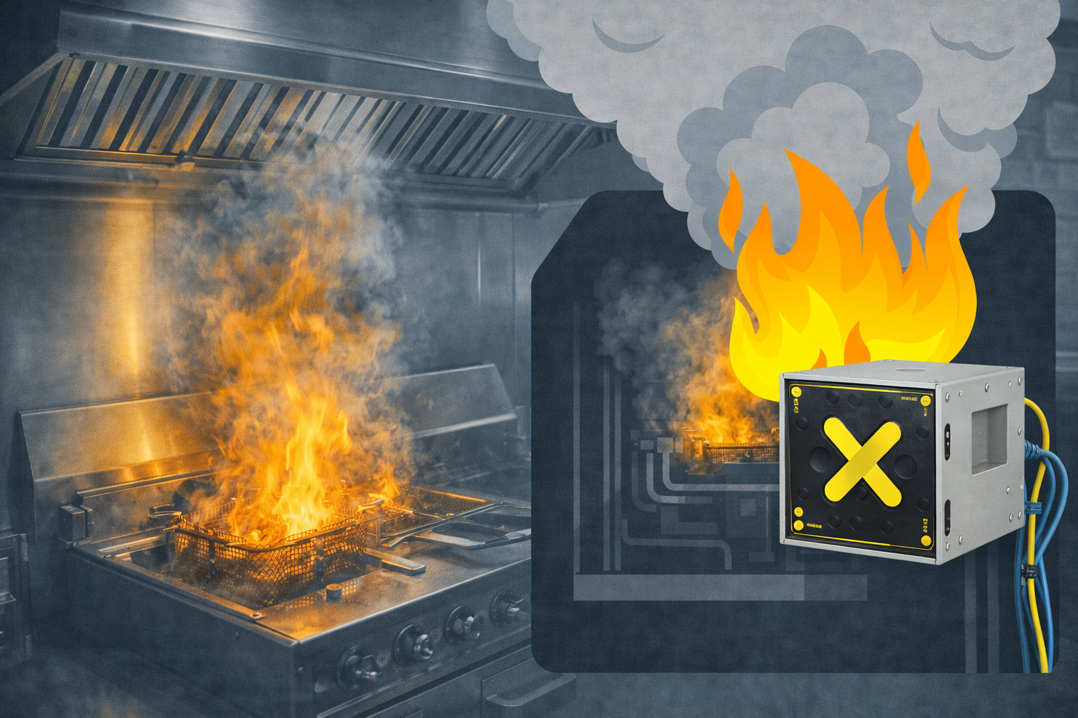 af-x fireblocker automatisch blussen afzuigkappen en frituurunits