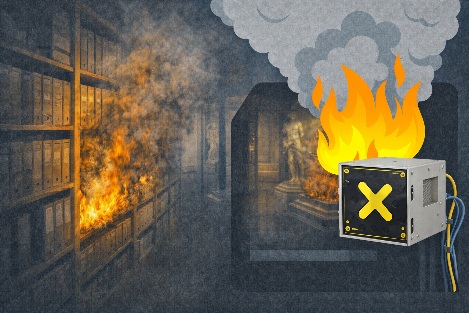 af-x fireblocker automatisch blussen archieven en musea