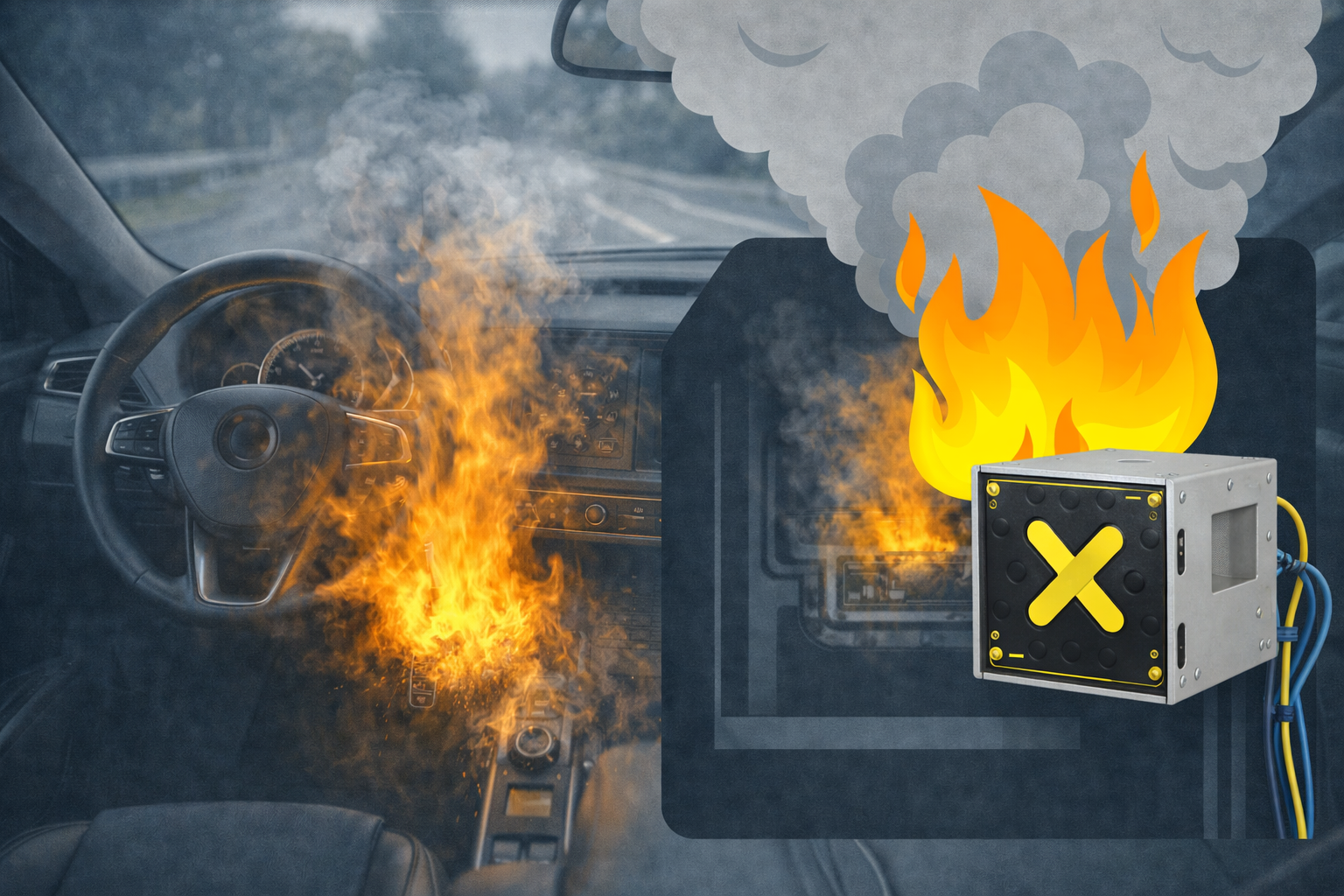 af-x fireblocker automatisch blussen vervoer en voertuigen