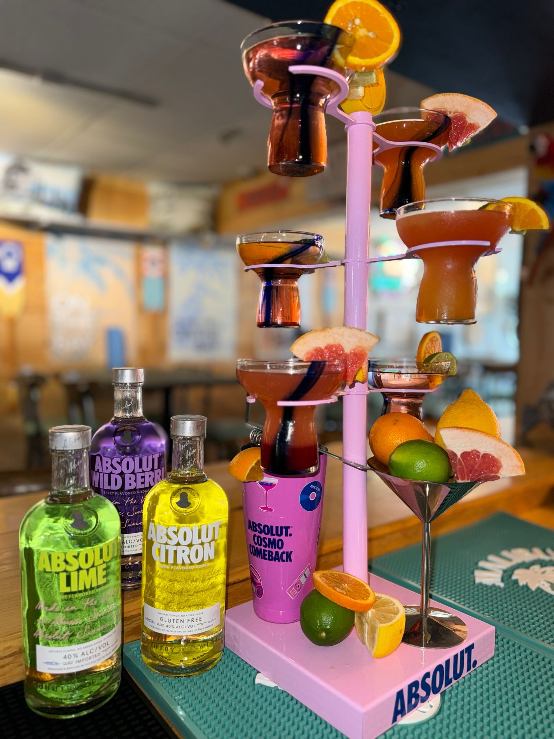 All New Cocktail Flight at On The Bay Tiki Bar