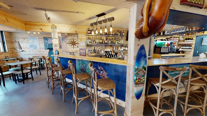 Indoor dining On The Bay