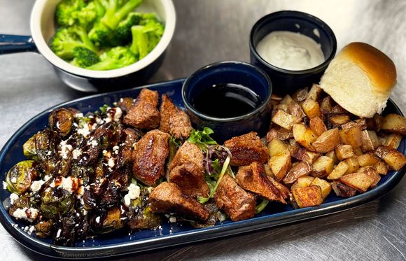 Filet Tip Dinner at On The Bay Restaurant