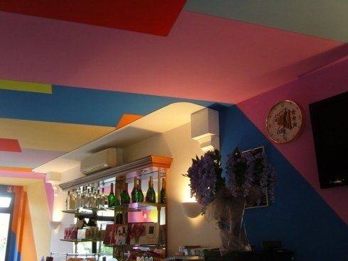 pareti interne colorate