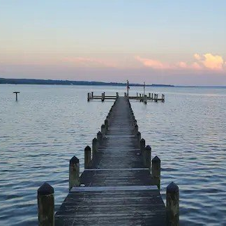 Serene waters of the Patuxent river. 