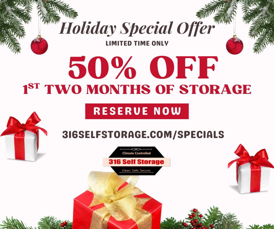 316 self storage holiday discount