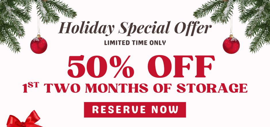 SIGN UP NOW! 50% off move in special