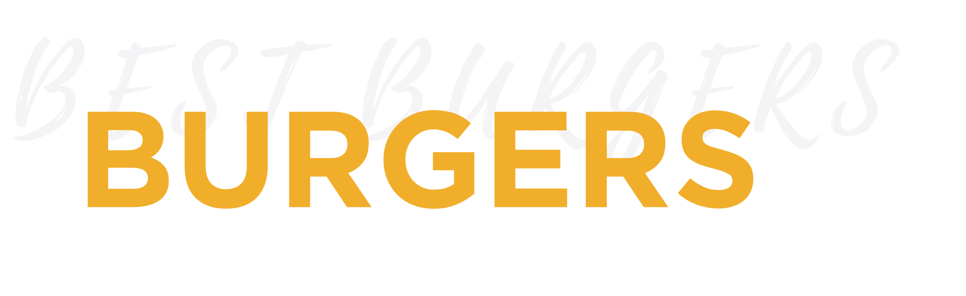 Burgers Graphic Text