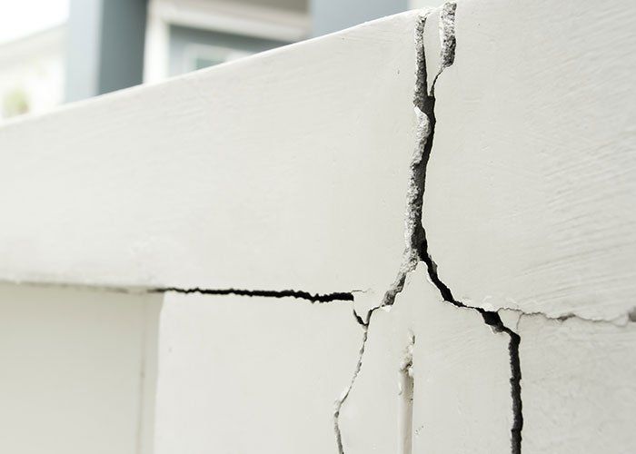 Crack Wall — Grovetown, GA — Gutters and More