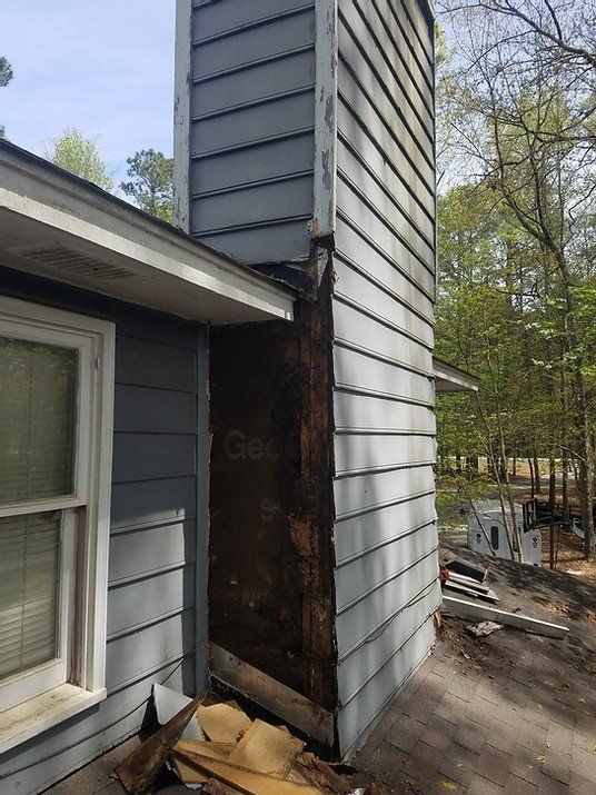 Damaged Siding — Grovetown, GA — Gutters and More