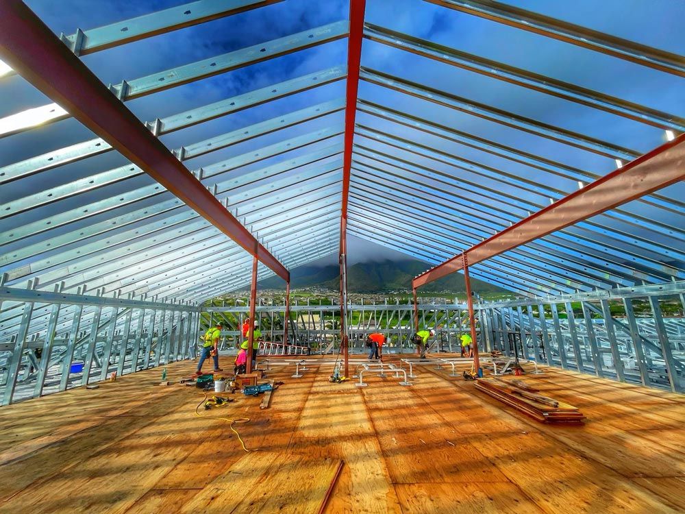 Interior with Vibrant Colors — Puunene, HI — Ziggurat Design & Management, LLC