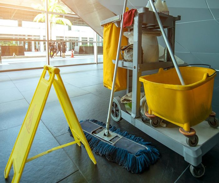 Cleaning Equipment In Commercial Building — Laguna Niguel, CA — Margaret’s Cleaning Service