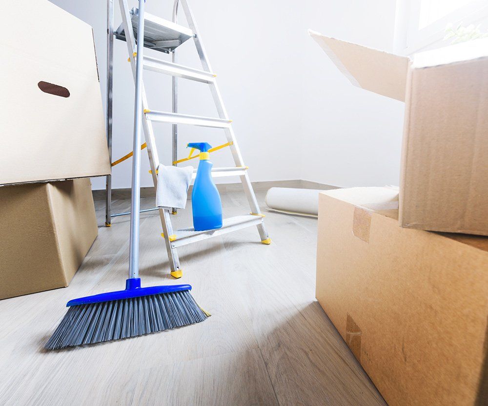 Cleaning Equipment And Boxes — Laguna Niguel, CA — Margaret’s Cleaning Service