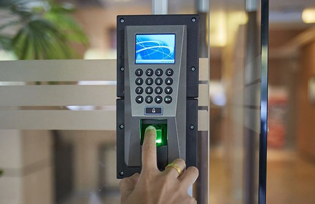 A virtual doorman systems at a commercial property