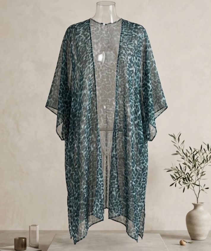 RAJ ARABELLA EMBROIDERED KIMONO #1