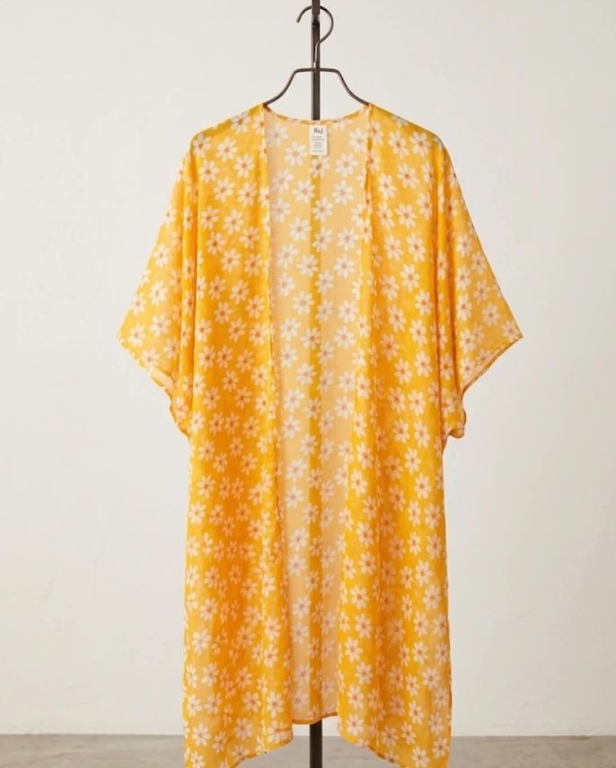 RAJ ARABELLA HONEY SUMMER EMBROIDERED KIMONO #2