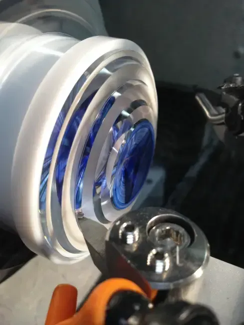 Small Optic the Size of the head of a safety pin