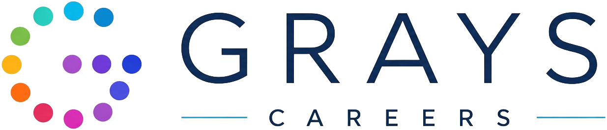 Grays Careers Logo Colour and Black