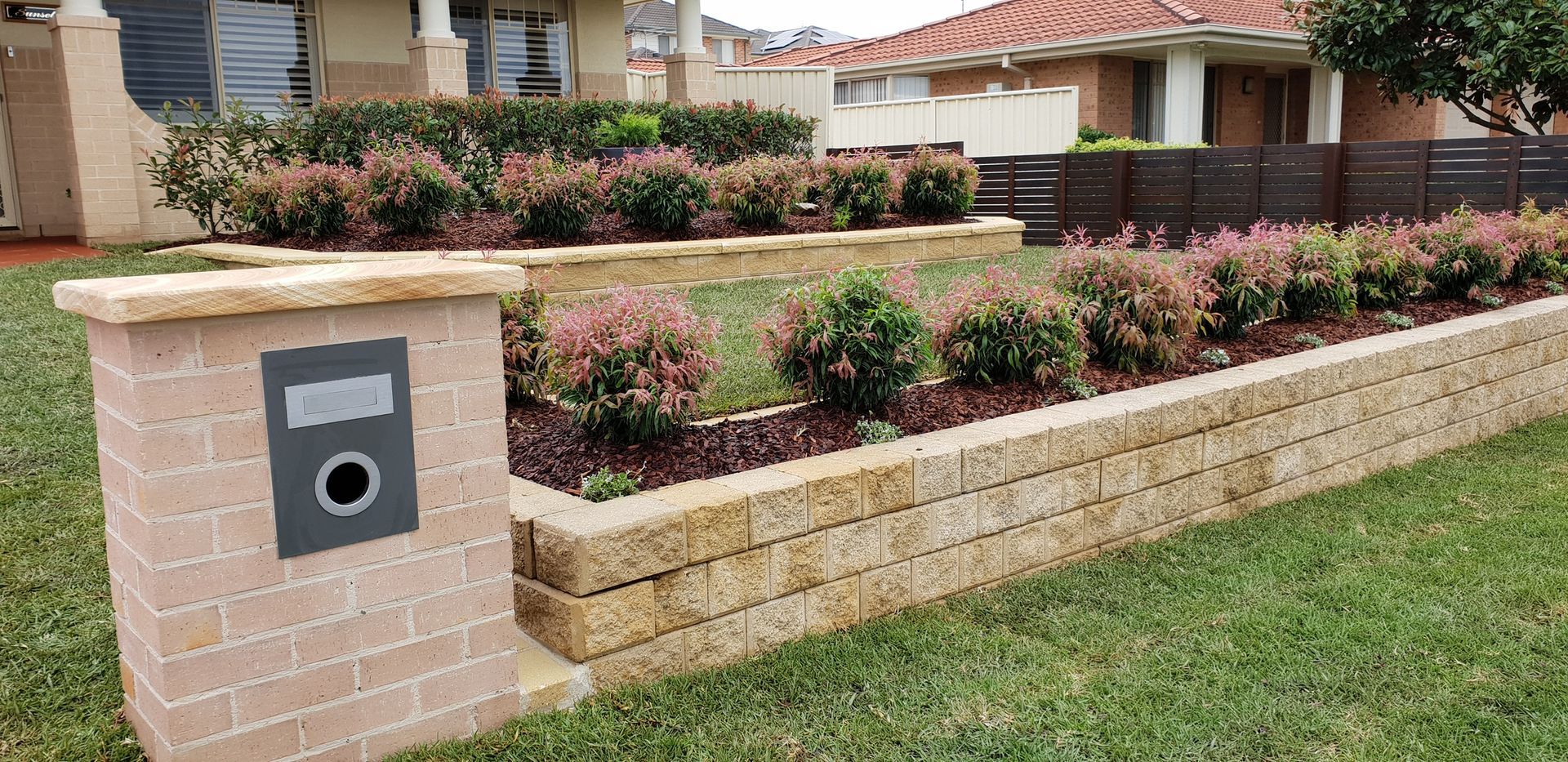 Stone Path With Stepping Stones Through a Garden Bed — Total Perfection In Kincumber, NSW