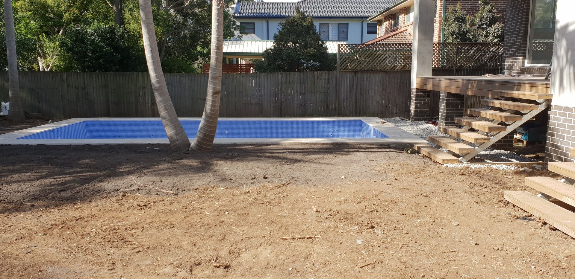 Backyard With a Swimming Pool — Total Perfection In Kariong, NSW