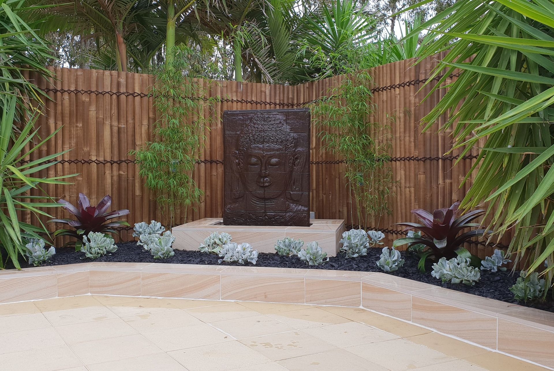 Buddha Water Feature in a Garden — Total Perfection In Gosford, NSW