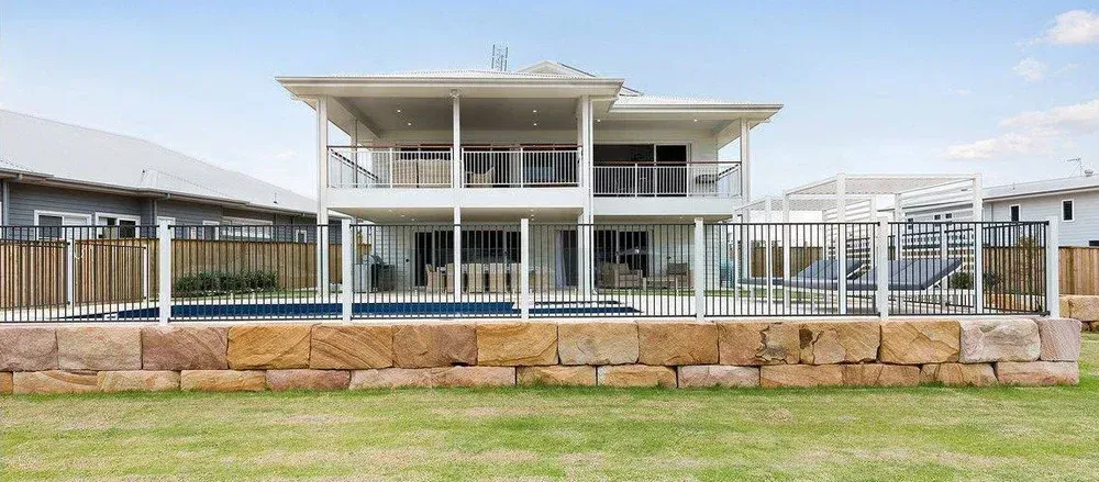 Two-storey White House With a Pool — Total Perfection In Catherine Hill Bay, NSW