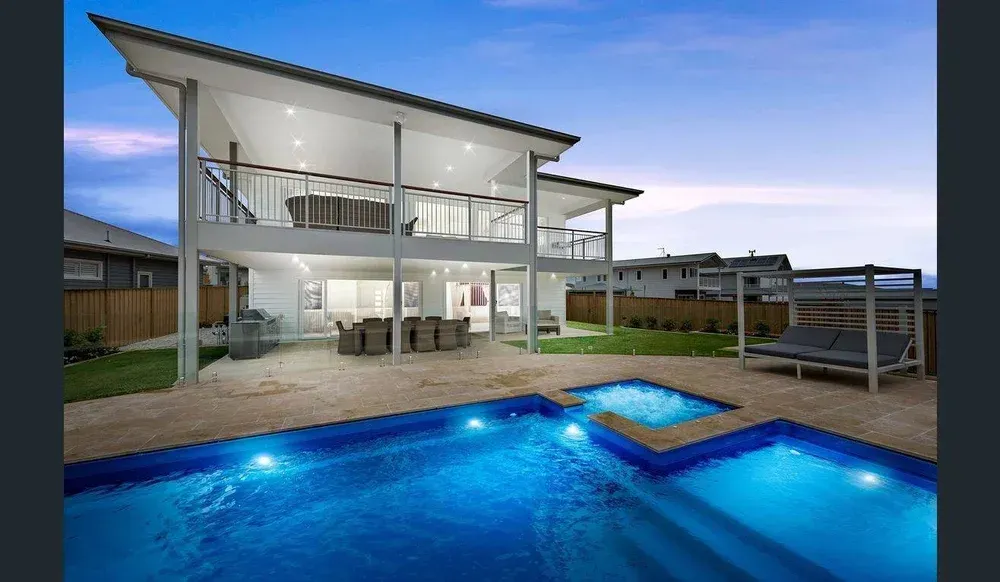 Two-storey Modern Home With Pool and Spa — Total Perfection In Catherine Hill Bay, NSW