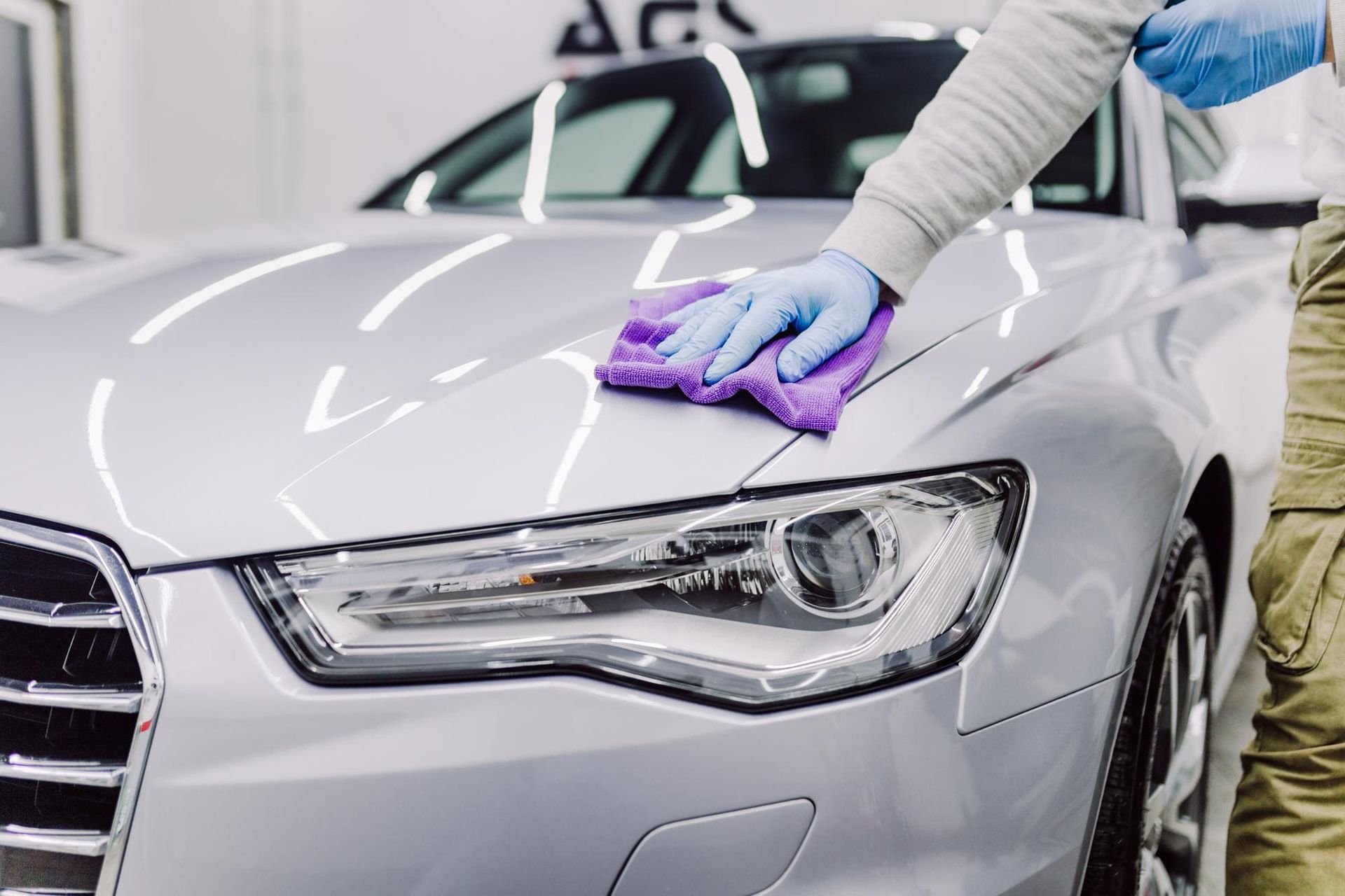 Car paint correction service
