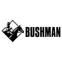 A black and white logo of a man riding a horse.