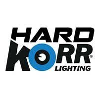 The hard korr lighting logo is on a white background.